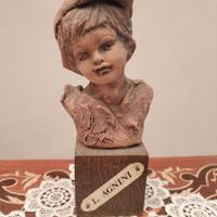 Scultura in terracotta Lino AGNINI