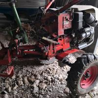 Motozappa con rimorchio