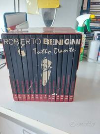 ROBERTO BENIGNI TUTTO DANTE COFANETTO  COMPLETO 