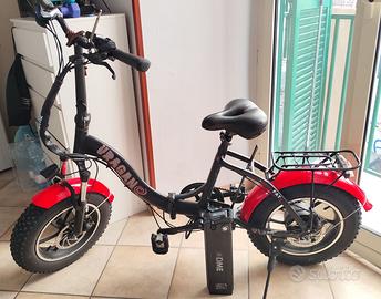 Bici elettrica DMEUraganoLittle Batt da rigenerare