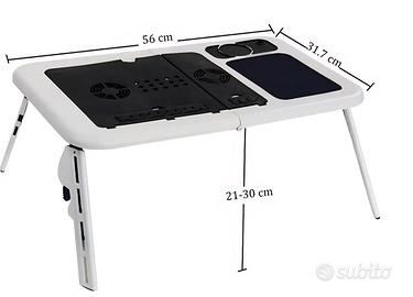 Tavolino pieghevole raffreddamento notebook Laptop