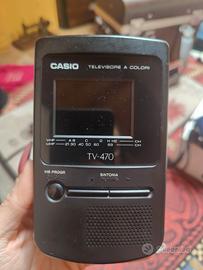 Mini televisione a colori Casio vintage 
