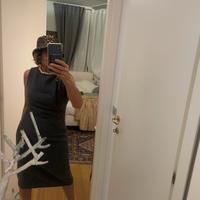 Due pezzi tubino+giacca grigio