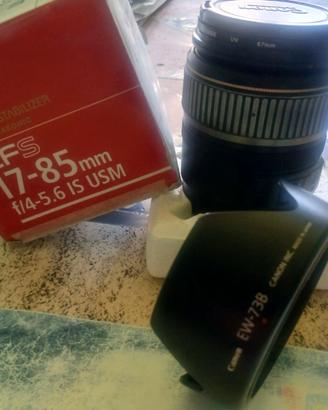 Obiettivo Canon EFS 17-85 USM +filtro UV Citiwide