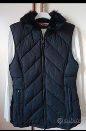 Smanicato in piuma d'oca e pelliccia 