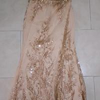 vestito elegante brillantinato