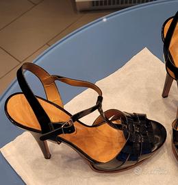 Sandali nero marca Vicenza misura 39 tacco 12