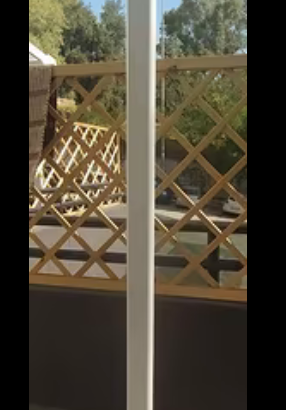 2 Pali supporto in alluminio Tettoia NUOVI