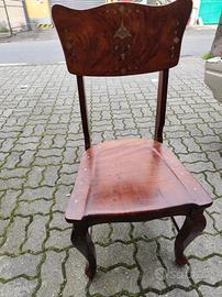 sedie in legno massello primi del 900