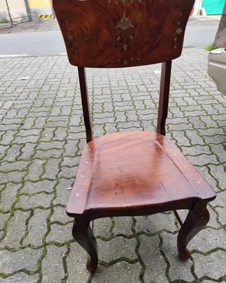 sedie in legno massello primi del 900