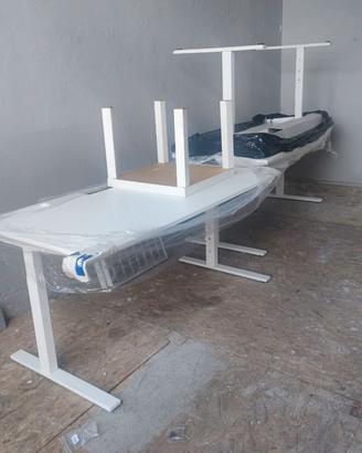 Scrivania da ufficio IKEA MITTZON 160x80 Bianca
