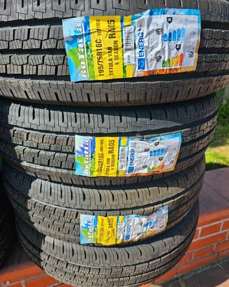 Gomme nuove 195 75 16 C Rotalla 4 stagioni