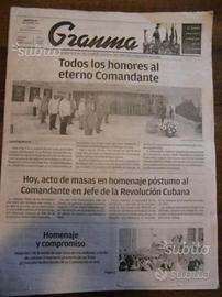 Cuba Fidel Castro Granma 29/11/2016