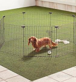 Recinto/Box Pieghevole in Metallo (H 61cm, Nero)