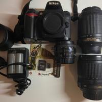 Nikon D90 (Corpo+obiettivi+borsa) Qualità buono