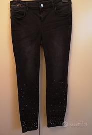 Jeans neri Oltre tg. 42