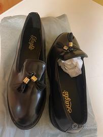 Mocassino nero opaco