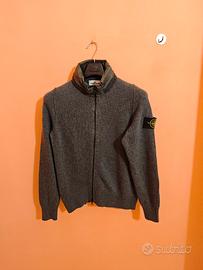 Maglione Stone Island tg S di lana con cappuccio