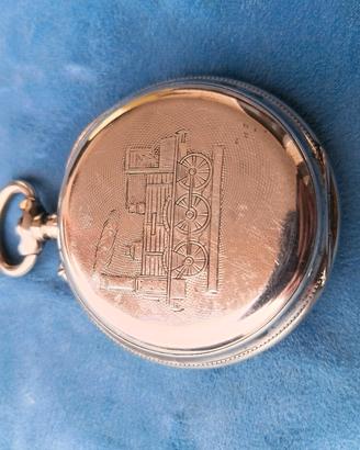 Cassa orologio da tasca in argento 0.800 peso 67g 