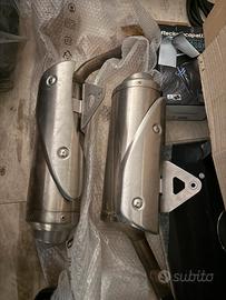 Scarichi originali Triumph street triple 2012