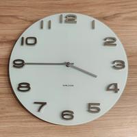 Orologio da parete Karlsson Bianco e Argento