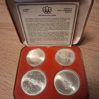 monete 20 dollari e 5 dollari Canada olimpiadi 197