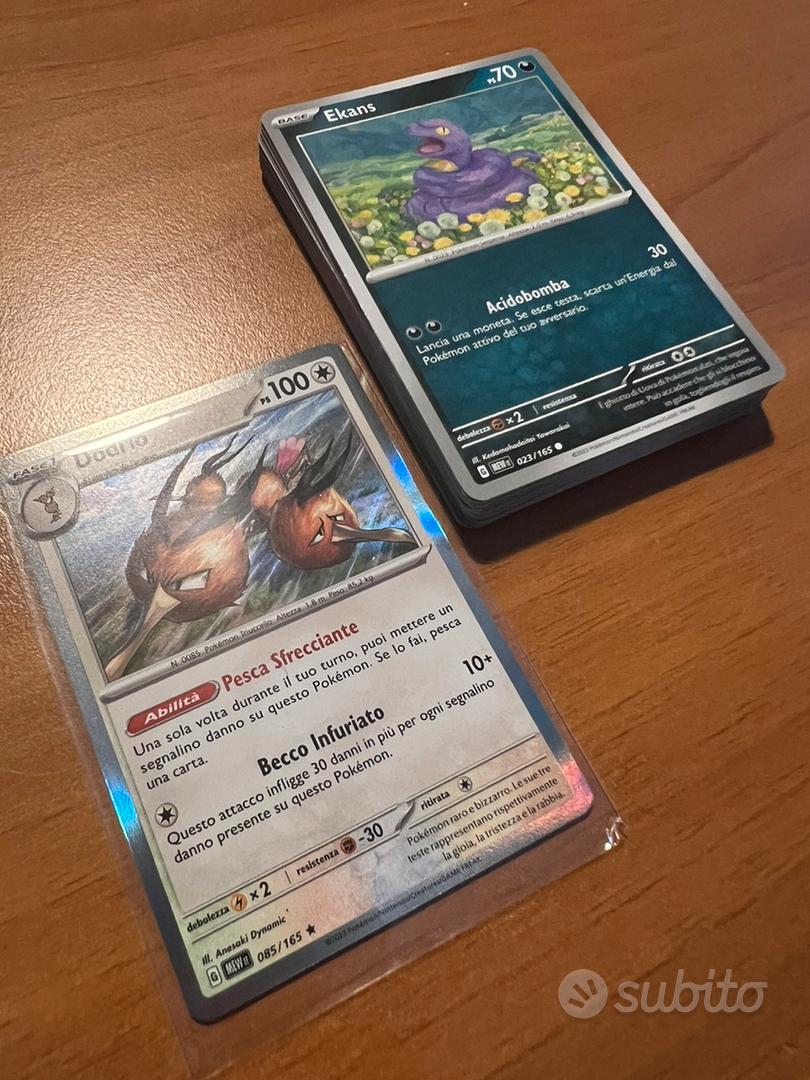 Pokemon gioco di carte serie scarlatto e violetto 151 collezione con  raccoglitore