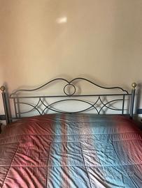 Letto matrimoniale Palio di Cantori ferro battuto