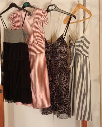 Lotto 4 Abiti Estivi Donna - Taglia 40 IT - Come N