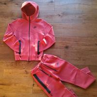 Tuta Nike Sportswear Tech Fleece Rossa