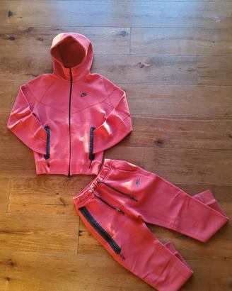 Tuta Nike Sportswear Tech Fleece Rossa