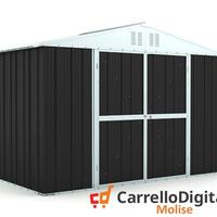 Box giardino lamiera zincata 327x155 nero