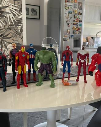 Collezione action figure supereroi