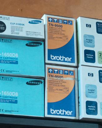 toner per stampanti laser Brother, Canon e sams