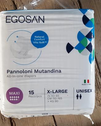 PANNOLONI MUTANDINA DONNA MAXI  "XL"  9 GOCCE