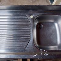 lavandino in acciaio