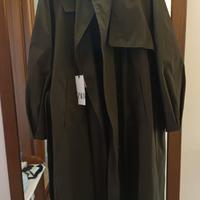 Trench doppiopetto verde oliva marchio Zara tg.S
