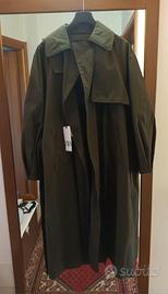 Trench doppiopetto verde oliva marchio Zara tg.S