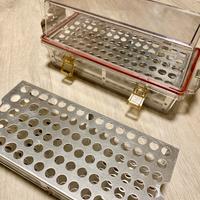 SET RACK PORTA PROVETTE INOX