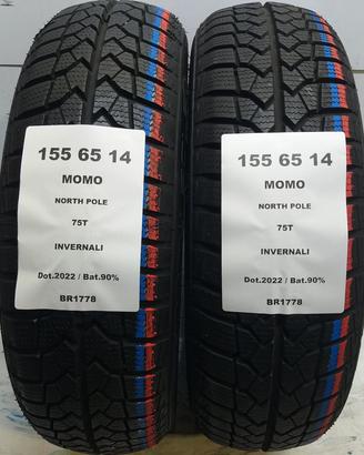 2 GOMME 155 65 14 MOMO BR1778