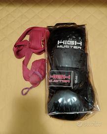 Guantoni boxe High Muster neri 8-oz