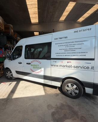 Renault Master doppia cabina 7 posti