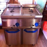Friggitrice doppia vasca elettrica 380