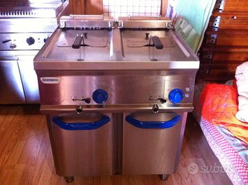 Friggitrice doppia vasca elettrica 380