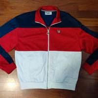 Giacca FILA Vintage Tricolore – Rosso, Bianco e Bl