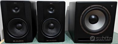 M-Audio BX8 D2 + Soundsation Clarity 10A
