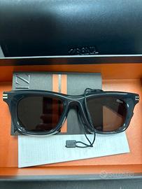 Occhiali zegna in acetato neri EZ0270