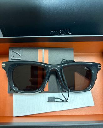 Occhiali zegna in acetato neri EZ0270