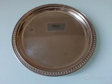 Piattino Sottobottiglia OLRI  Silver Plated