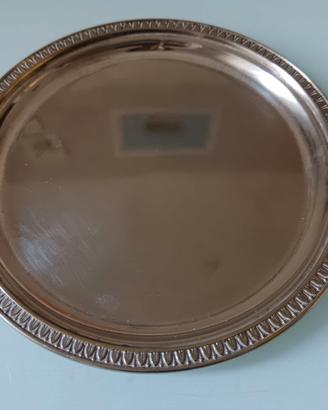 Piattino Sottobottiglia OLRI  Silver Plated